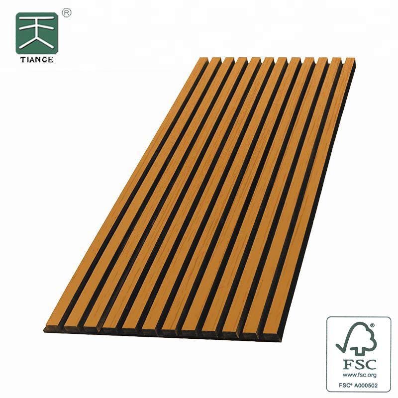 Acoustic Wood Wall Vertical Slat Panels