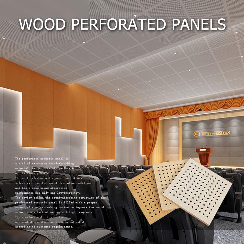 Acoustic Wood Perforated Panels