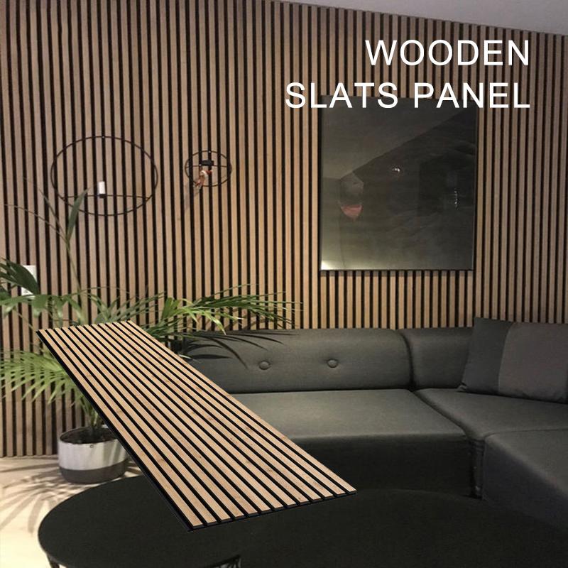 Enhance Home Decor with Wooden Slats Panels-1