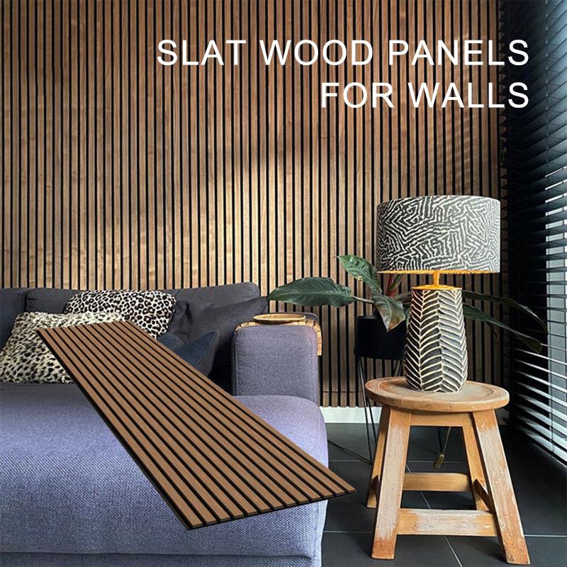 The Beauty of Slat Wood Panels for Walls-1