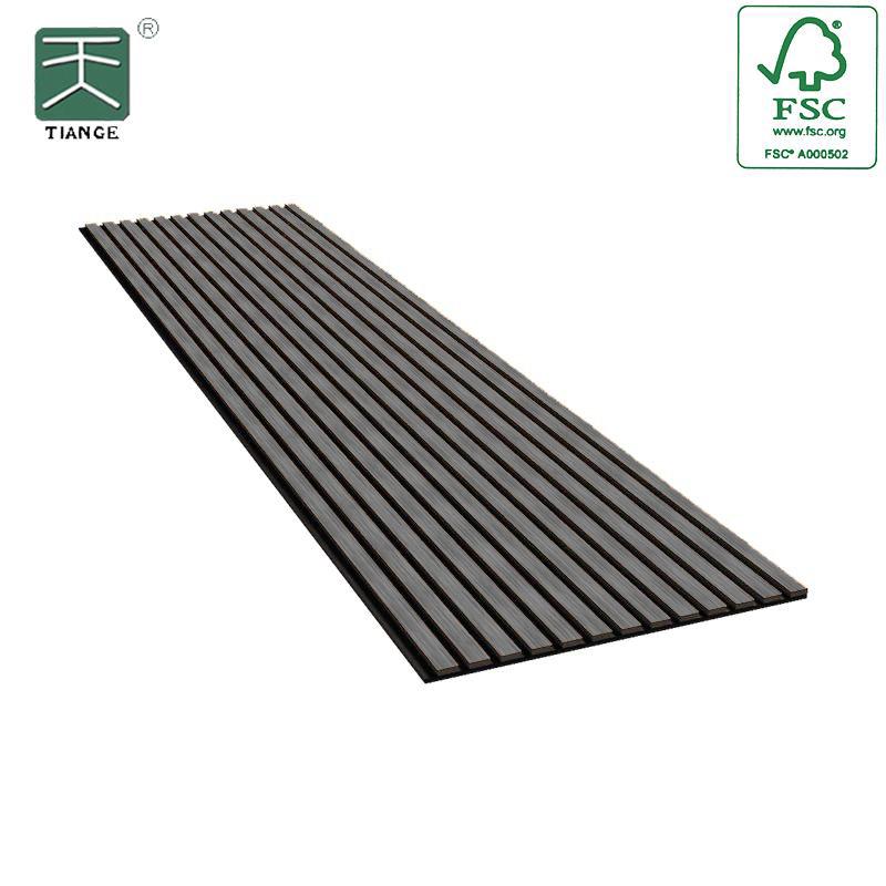 Slatted Acoustic Wall Panels for Restaurant