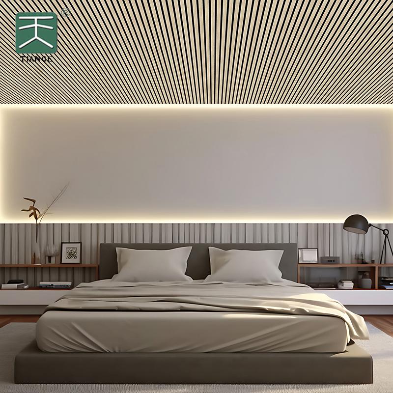 Wooden Slat Panels for Ceiling Installations