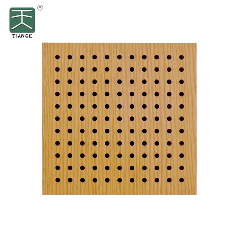 Wooden Perforated Acoustic Panels Enhance Acoustic Clarity