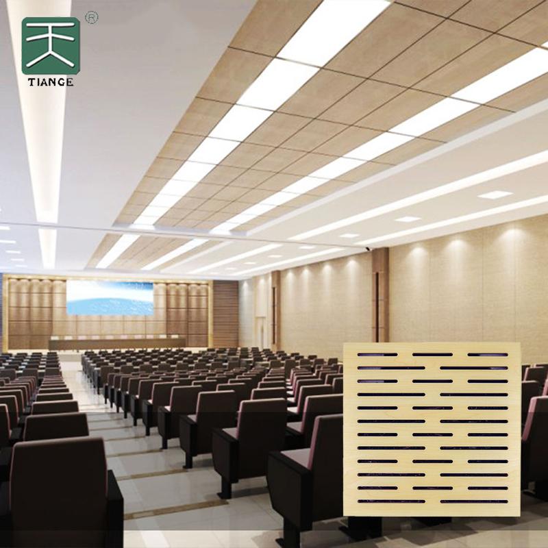 Wall And Ceiling Acoustic Perforated Wood Panels