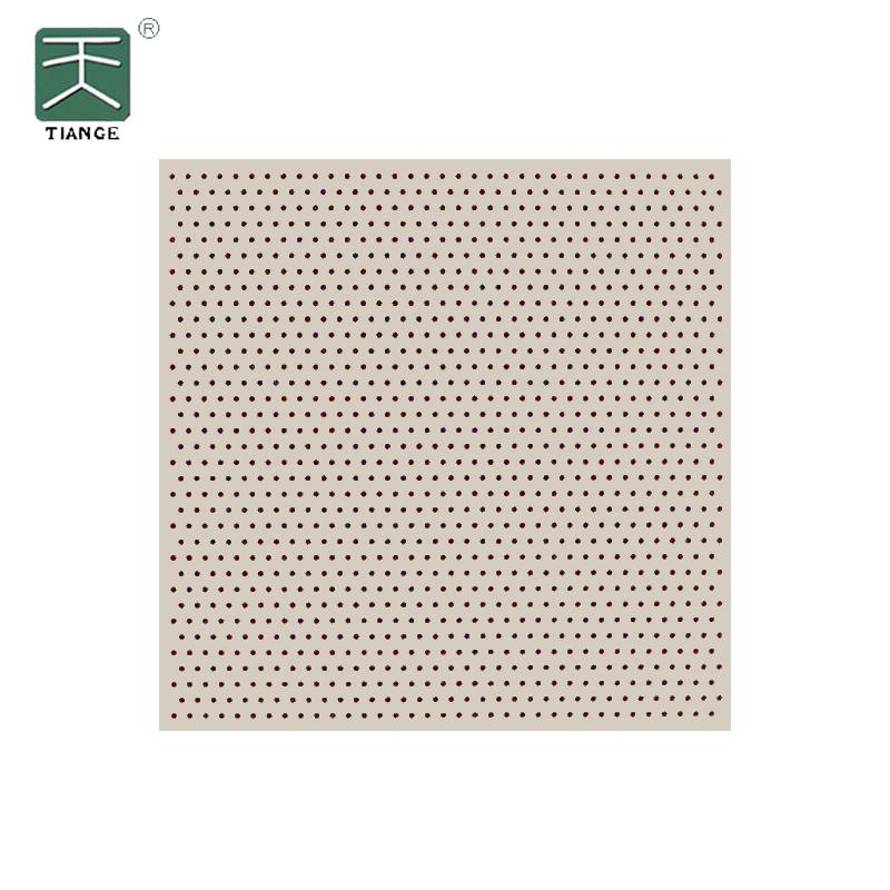 Sound-Absorbing Decorative Perforated Wood Panels