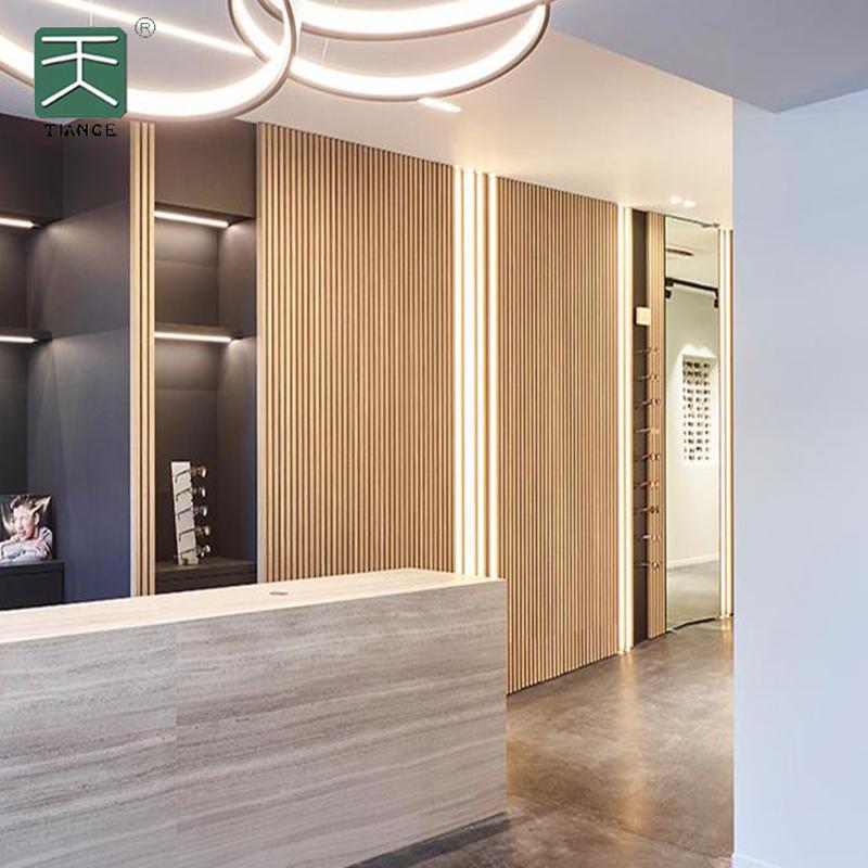 Acoustic Wood Slat Wall Panels Enhance Decor