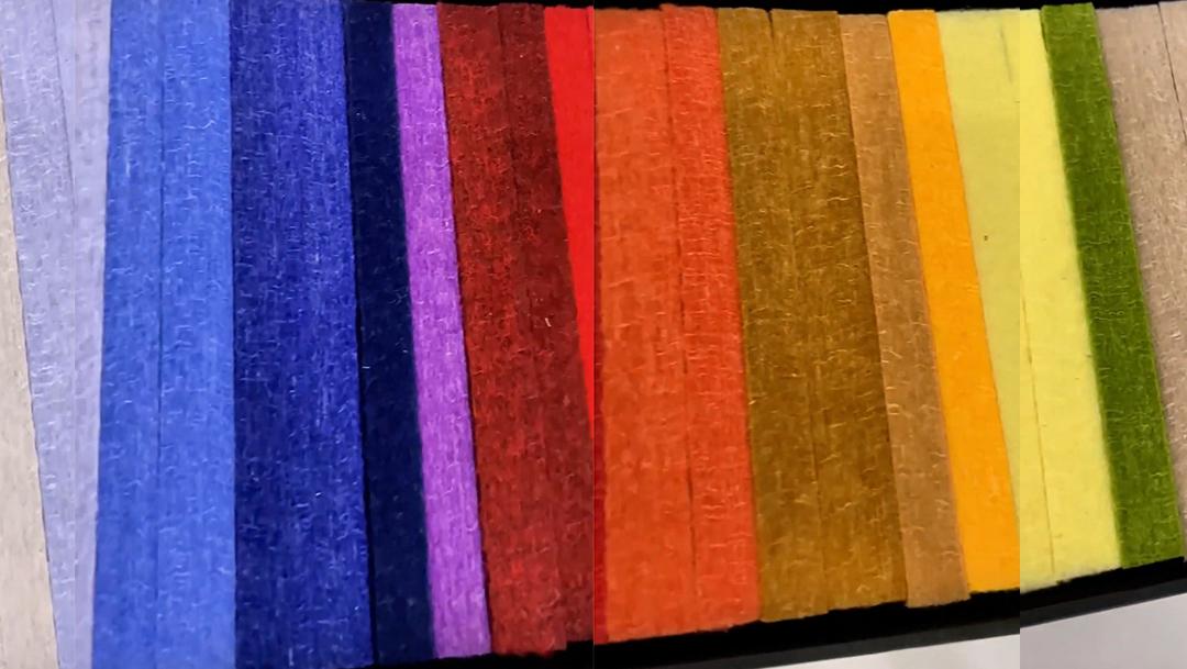 The Vibrant Colors of the Polyester Fiber Acoustic Panel