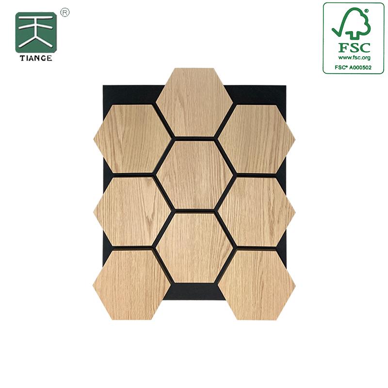 Hexagon Wooden Acoustic Panels