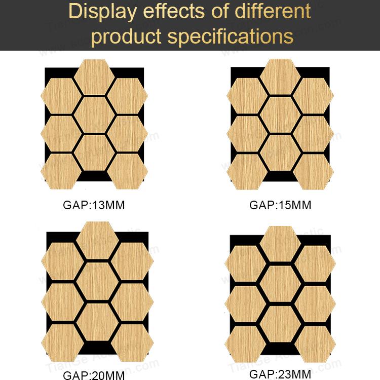 Hexagon Wooden Acoustic Panels