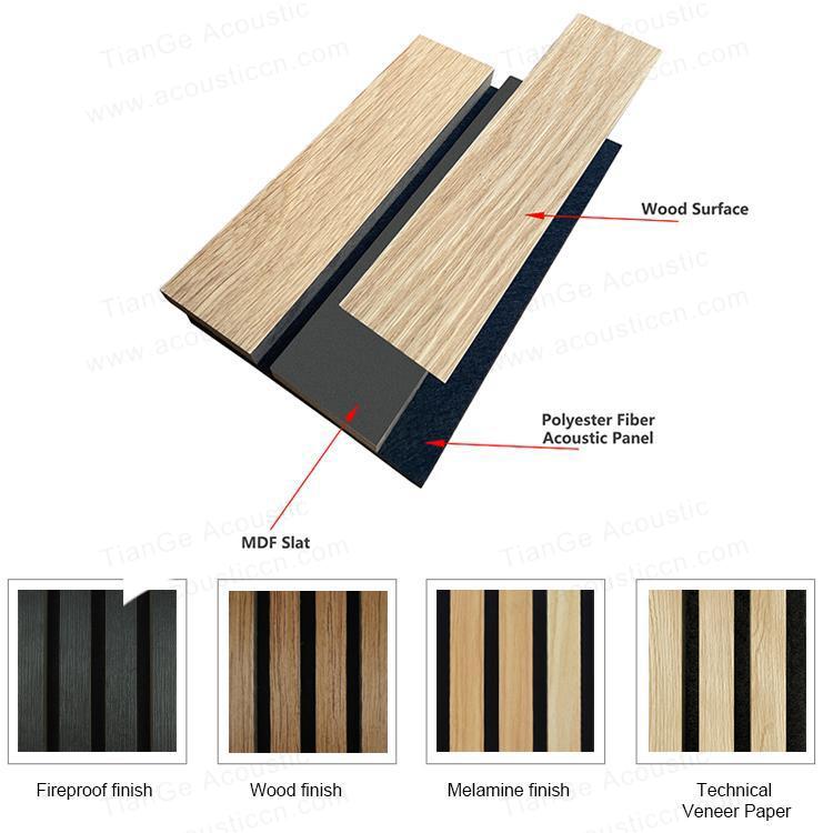 50mm Wide Slat Acoustic Wall Panels