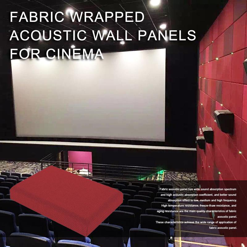 Fabric Wrapped Acoustic Wall Panels for Cinema-1