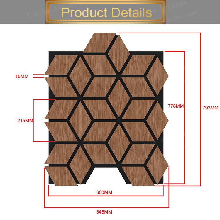 Diamond Decorative Acoustic Panels