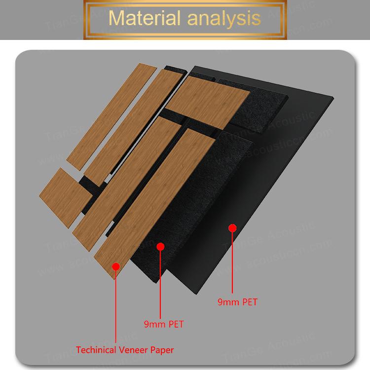 Staggered Block-shaped Acoustic Panels