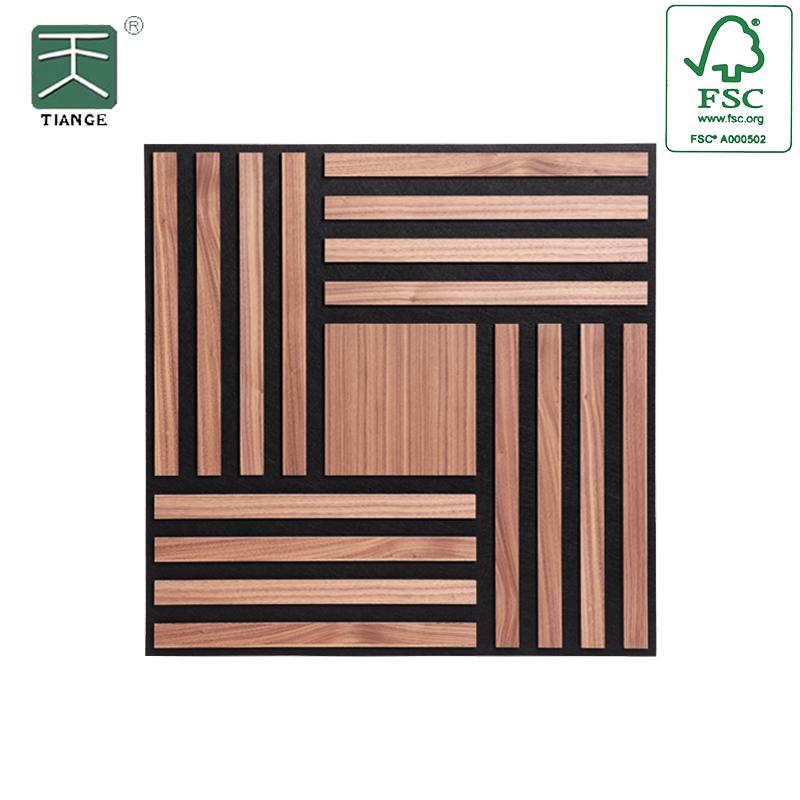 Wooden Strip Surround Acoustic Panels