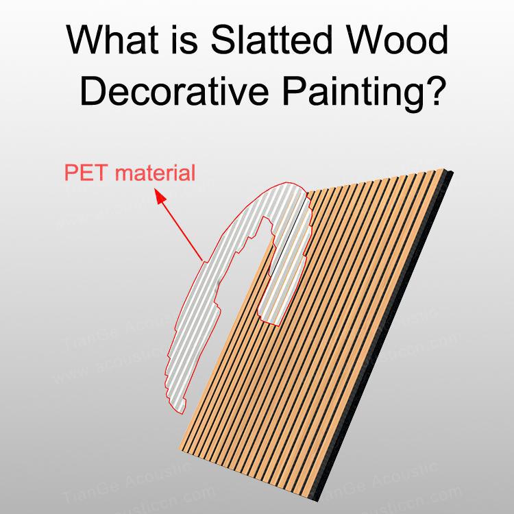 Slatted Wood Decorative Painting