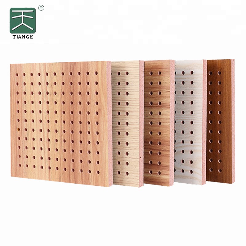 Red Mgo Board Perforated Acoustic Panel