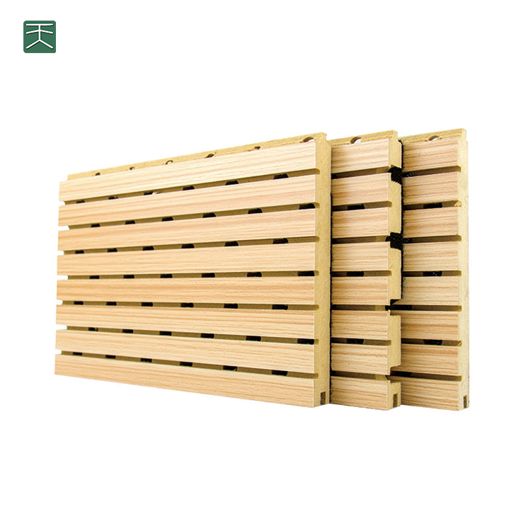 Grooved Wooden Acoustic Panel
