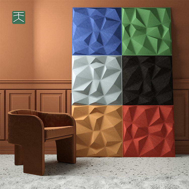 3D Polyester Acoustic Panel