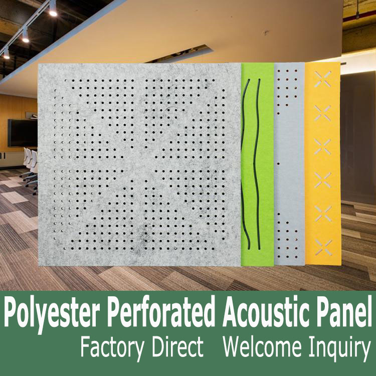 Polyester Perforated Acoustic Panel