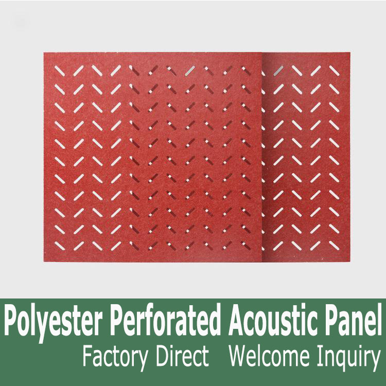 Polyester Perforated Acoustic Panel