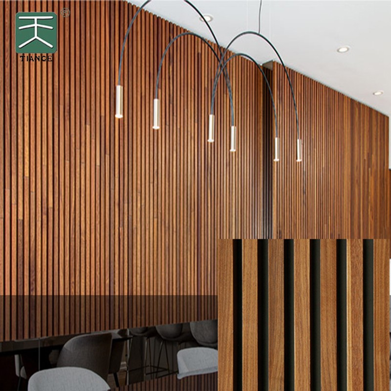 Slatted Wall Panels For Meeting Room