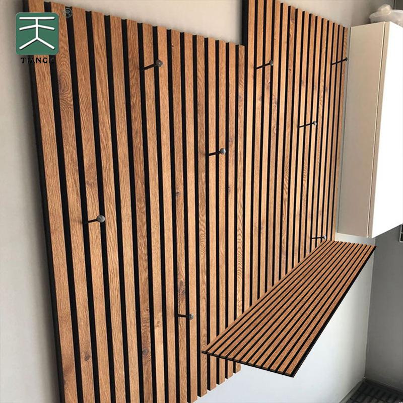 Exceptional Choice With Timber Slat Acoustic Panels