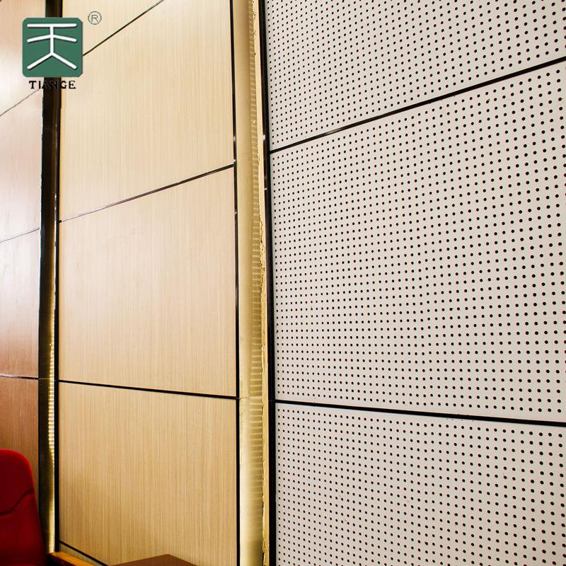 Sound-Absorbing Decorative Perforated Wood Panels